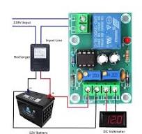 12v battery charge controller board model xh m601